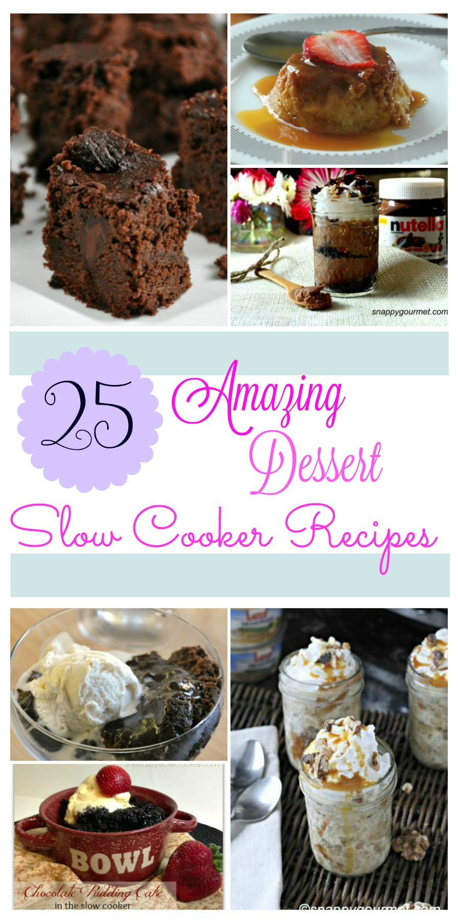 25 Amazing Dessert Slow Cooker Recipes | Budget Earth