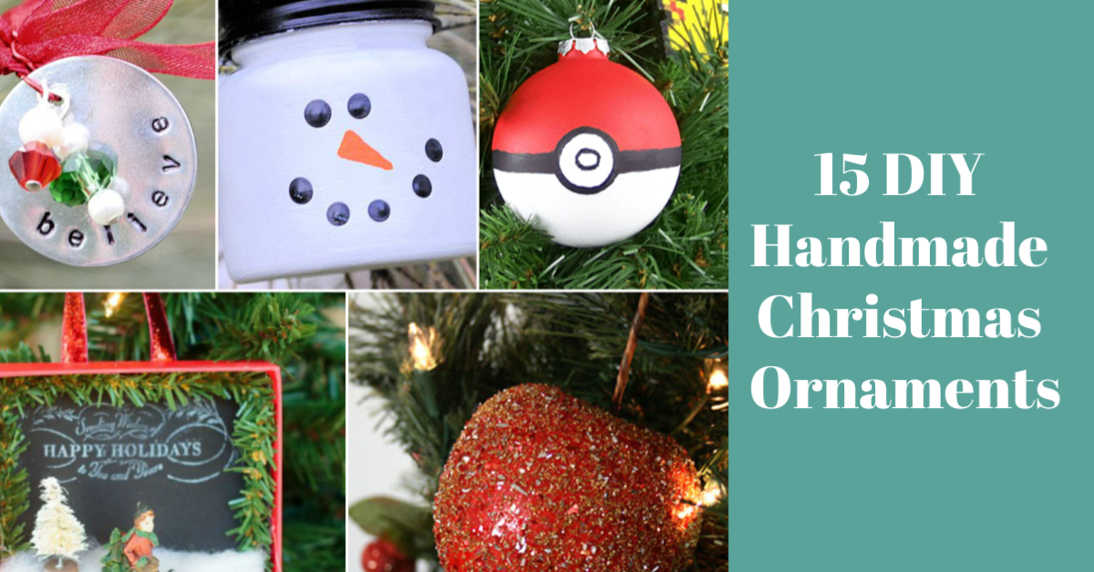 15 DIY Handmade Christmas Ornaments  Budget Earth
