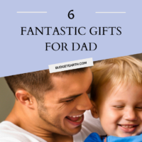 picture of little boy giving gifts for dad