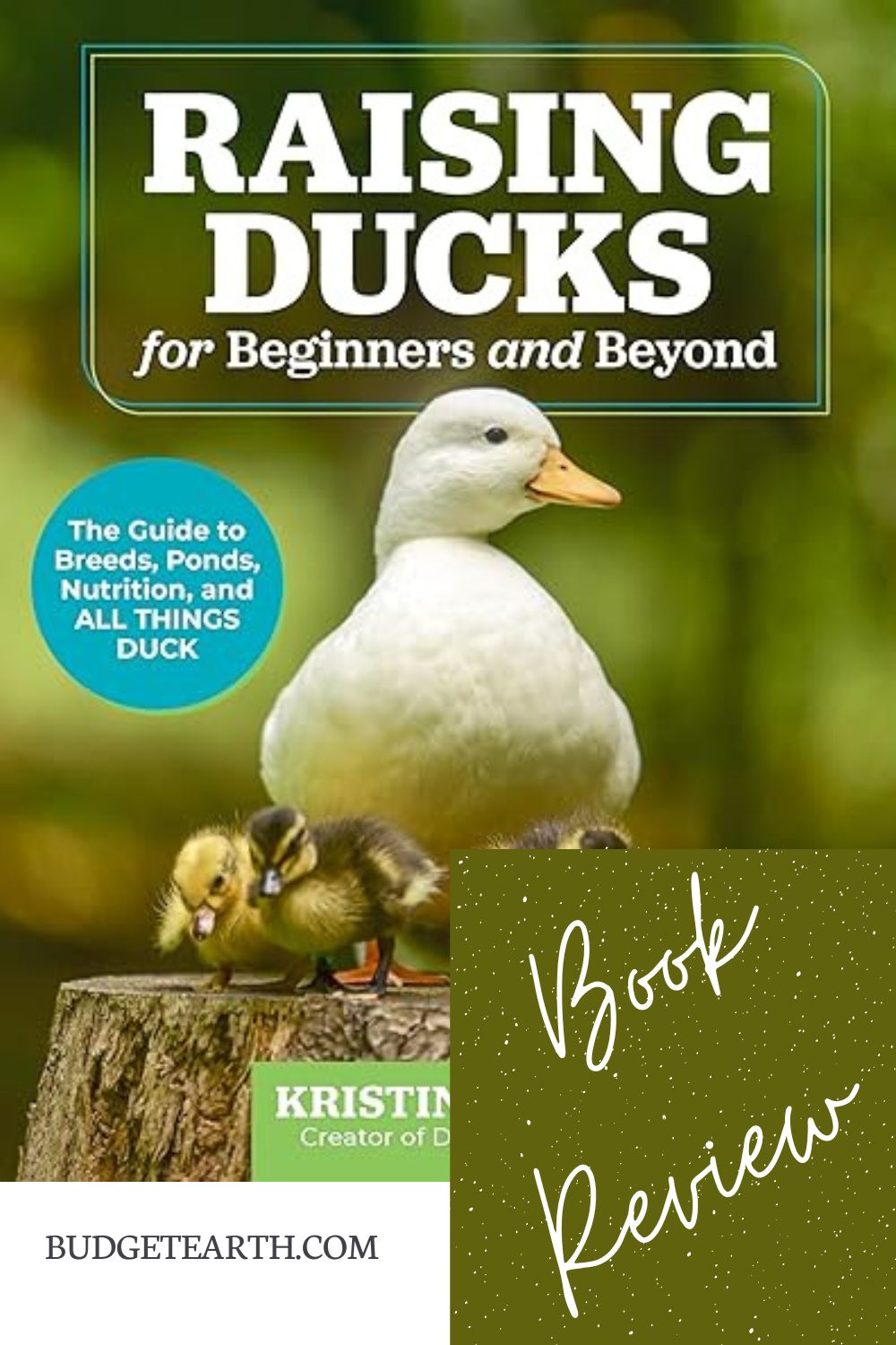 book cover for Raising Ducks for Beginners and Beyond 