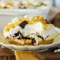 picture of s'more lush dessert