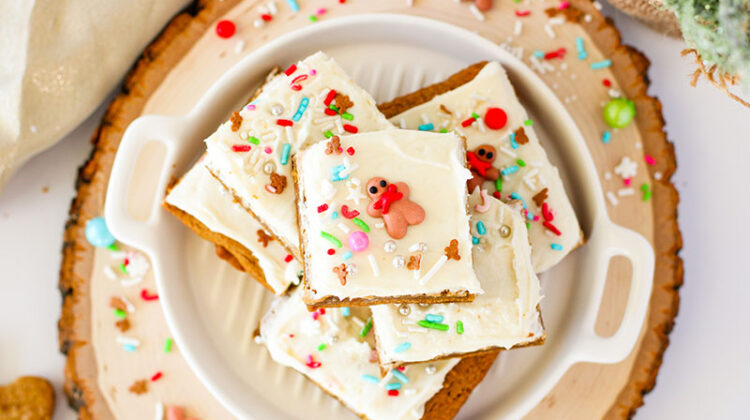 picture of gingerbread cookie bars