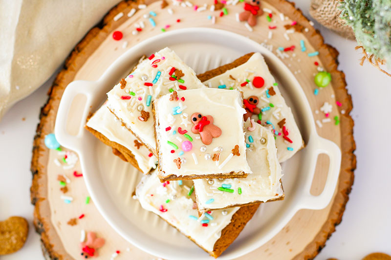 picture of gingerbread cookie bars