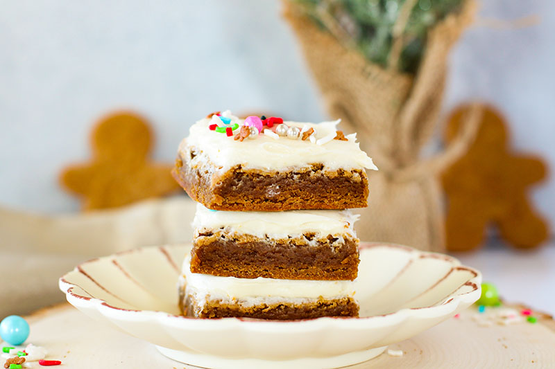 picture of gingerbread cookie bars