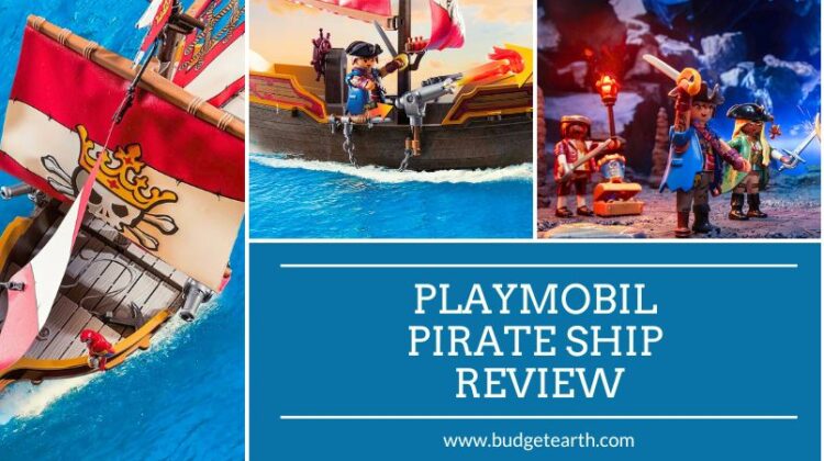 picture of playmobil pirate ship and accessories