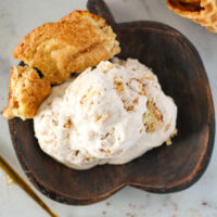 picture of Snickerdoodle Cookie Ice Cream Recipe for no-churn ice cream