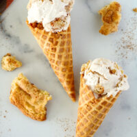 picture of Snickerdoodle Cookie Ice Cream Recipe for no-churn ice cream