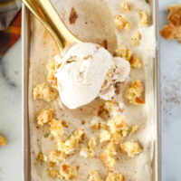 picture of Snickerdoodle Cookie Ice Cream Recipe for no-churn ice cream