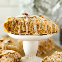 delicious & flavorful chai almond scones sitting on a table