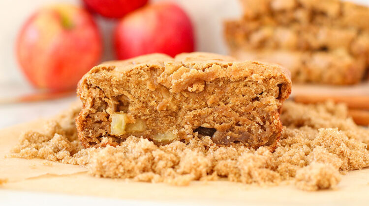 slice of apple chai bread