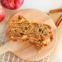 picture of apple chai bread slice